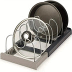 Expandable Pot and Pan Rack