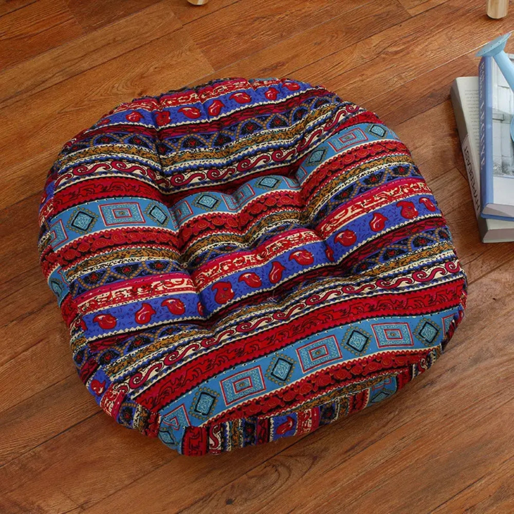 Round Boho Floor Cushion