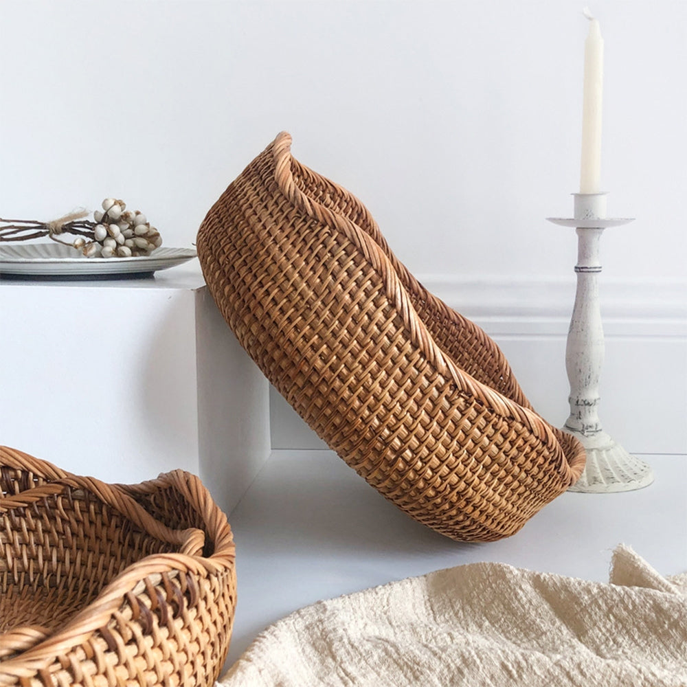 Handwoven Rattan Basket