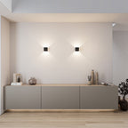 Xena Rechargeable LED Wall Light – Dimmable Black Aluminium Sconce