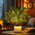 Palmenzauber LED Palm Leaf Lamp – Tropical Green Accent Light