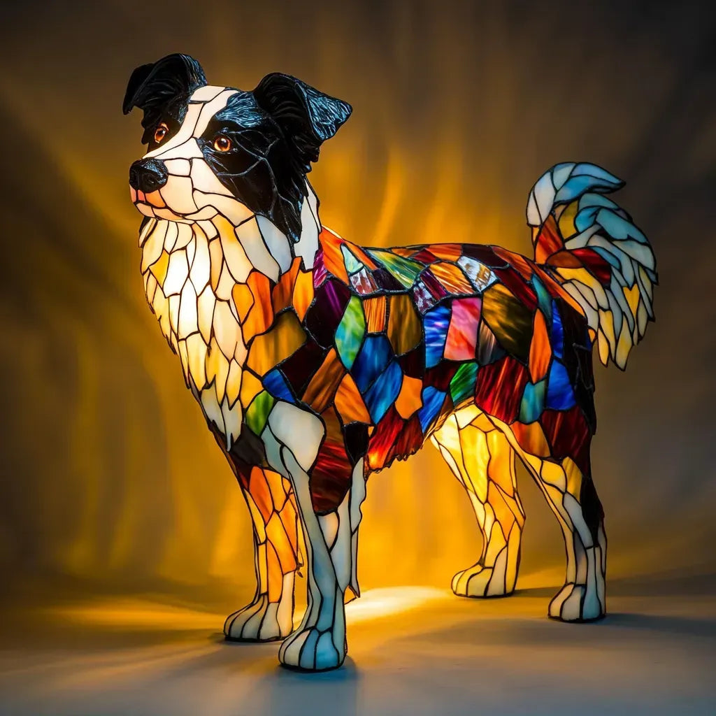 Handmade Dog Lamp