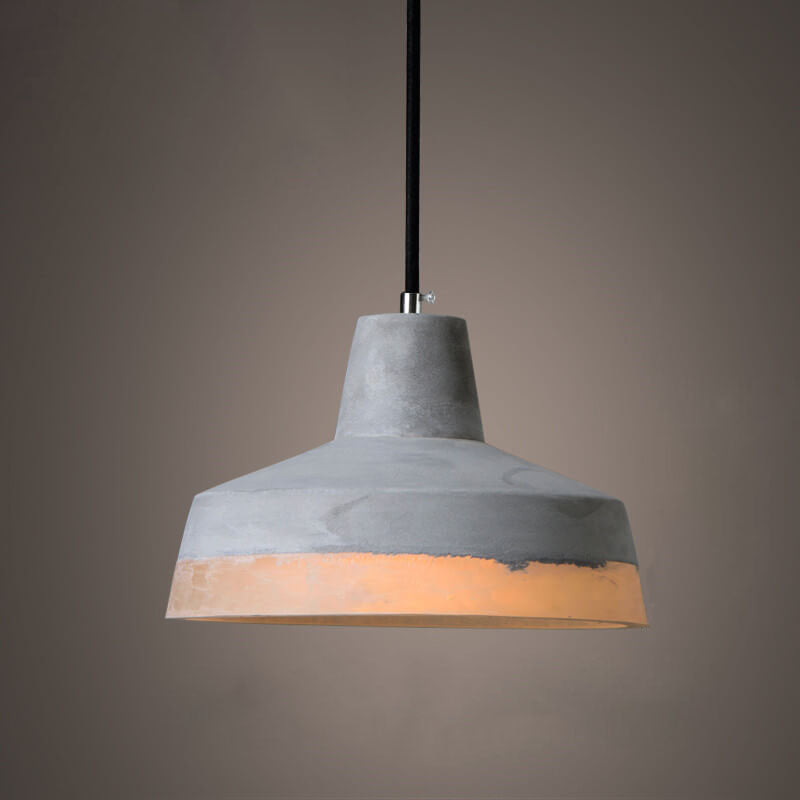 Minimalist Cement Pendant Light
