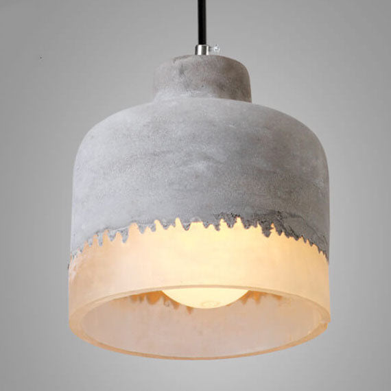 Minimalist Cement Pendant Light