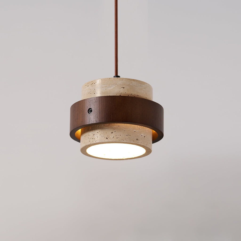 Perra Travertine Pendant Light