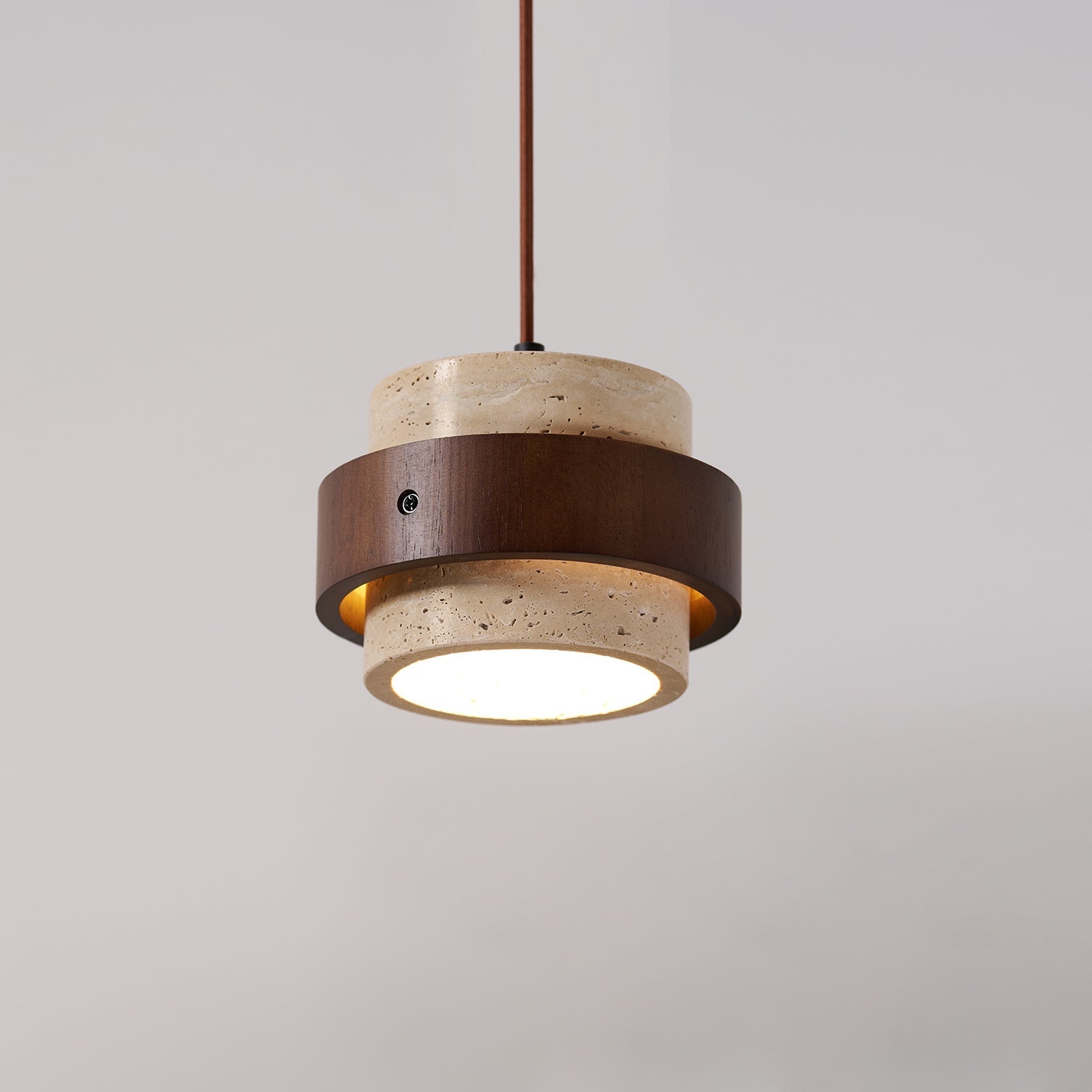 Perra Travertine Pendant Light