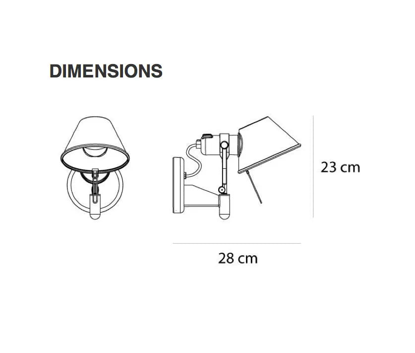 Tolomeo Faretto Adjustable Wall Light – Refined Aluminium Design