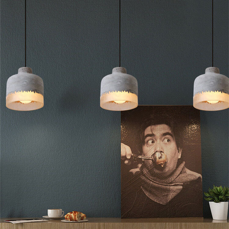 Minimalist Cement Pendant Light