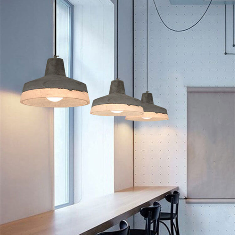 Minimalist Cement Pendant Light