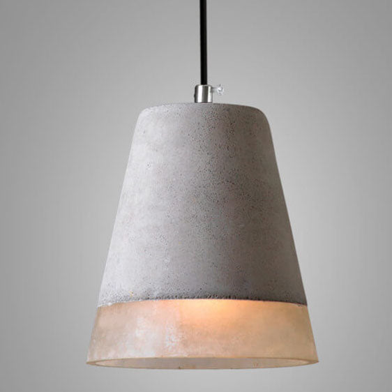 Minimalist Cement Pendant Light