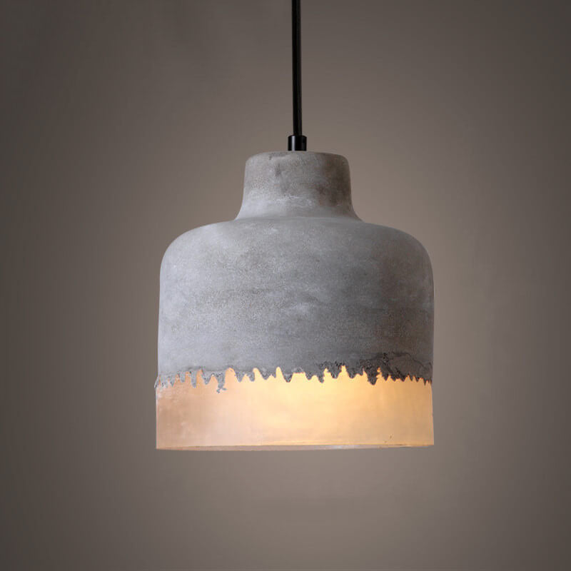Minimalist Cement Pendant Light