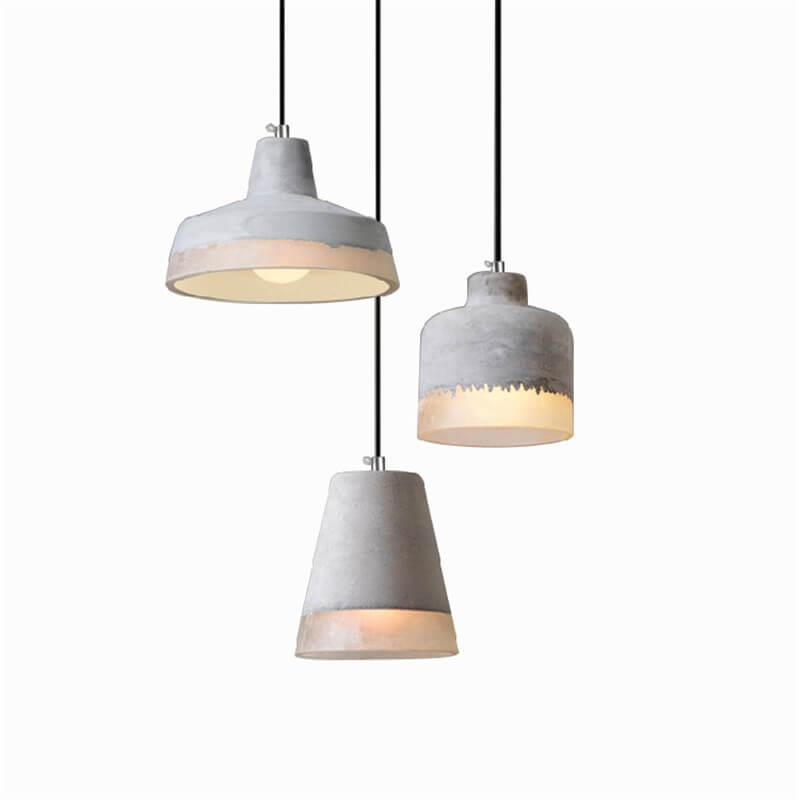 Minimalist Cement Pendant Light
