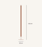 Selene Dimmable LED Floor Lamp – Elegant Aluminium Design with Adjustable Brightness