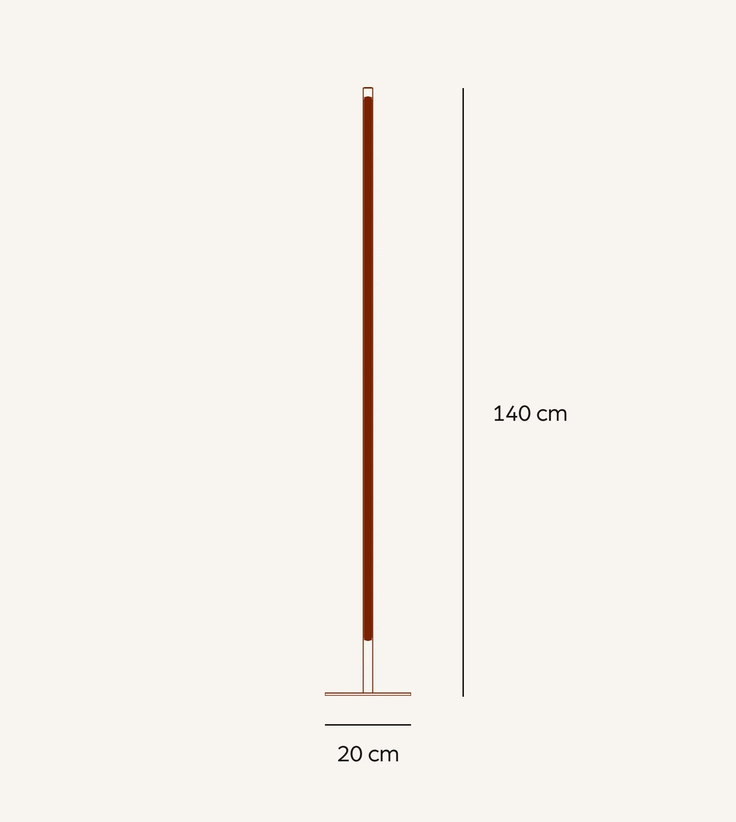 Selene Dimmable LED Floor Lamp – Elegant Aluminium Design with Adjustable Brightness