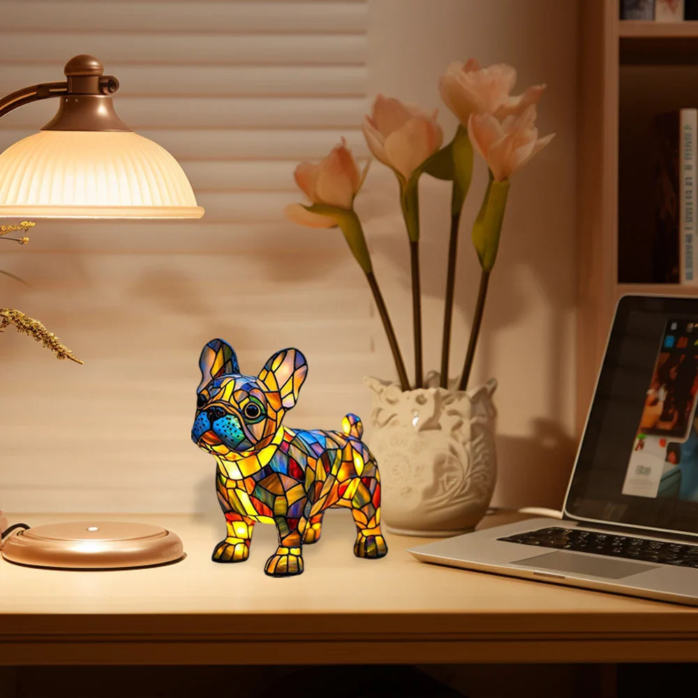 Handmade Dog Lamp