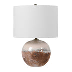 Earth-Toned Ceramic Accent Lamp