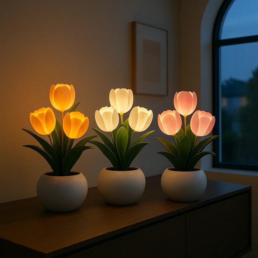 TulipaGlow LED Tulip Lamp