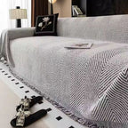 Herringbone Stripe Sofa Cover