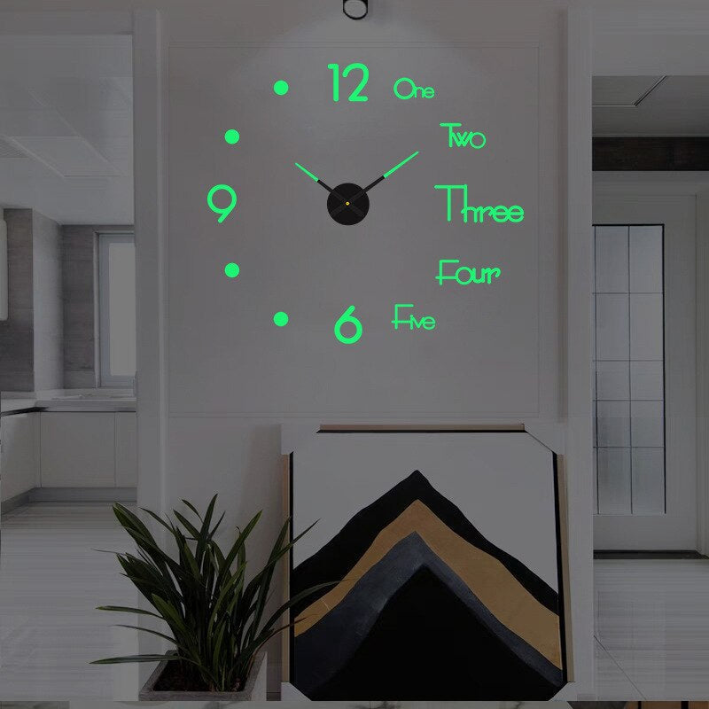 Sculptural Statement Wall Clock