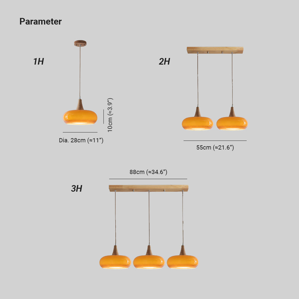 Charlotte Wooden Pendant Light