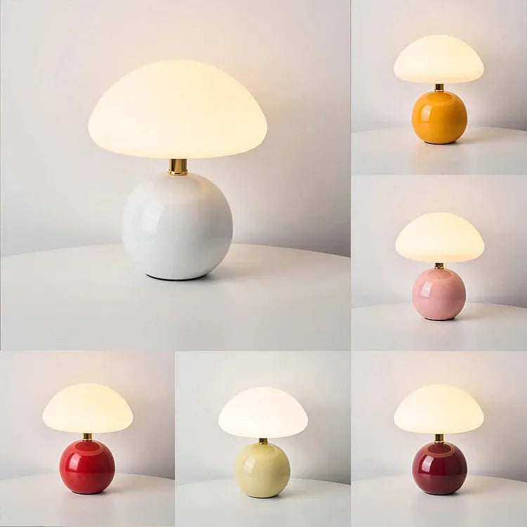 Retro Mushroom LED Table Lamp