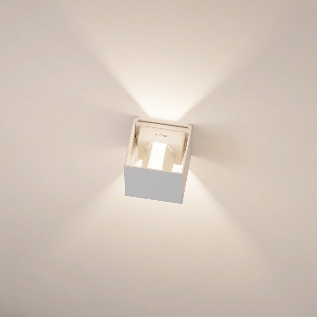 Xena Rechargeable LED Wall Light – Dimmable Black Aluminium Sconce