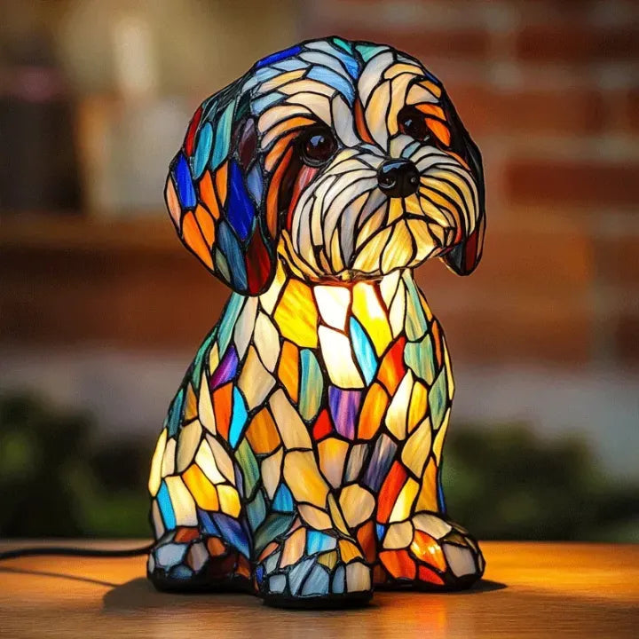 Handmade Dog Lamp
