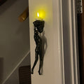 Climbing Figure Wall Sculpture