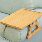 Adjustable Bamboo Sofa Tray