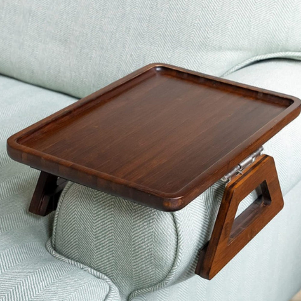 Adjustable Bamboo Sofa Tray