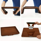 Adjustable Bamboo Sofa Tray