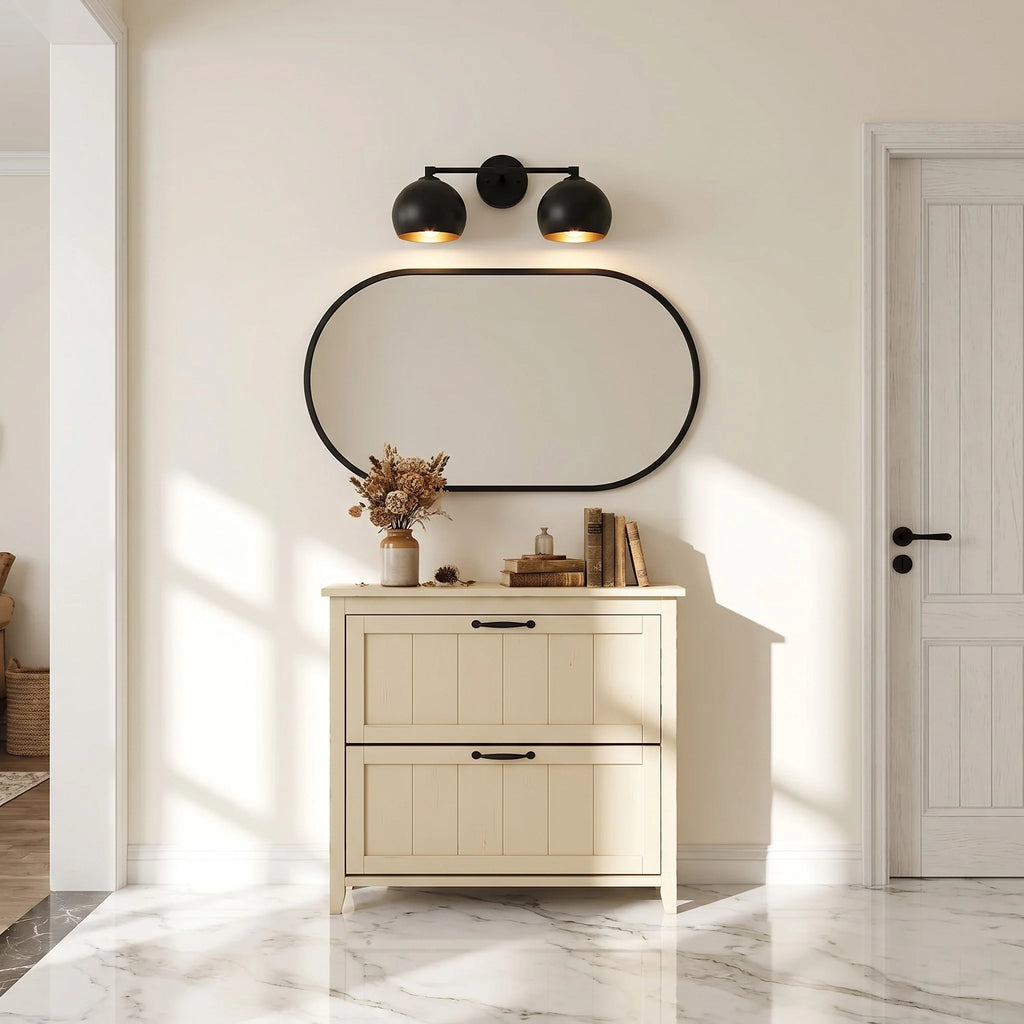 Adrian Globe Glass Wall Light