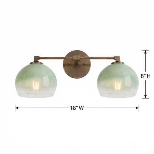 Adrian Globe Glass Wall Light