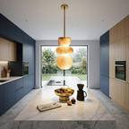 Alabaster Totem Pendant Light