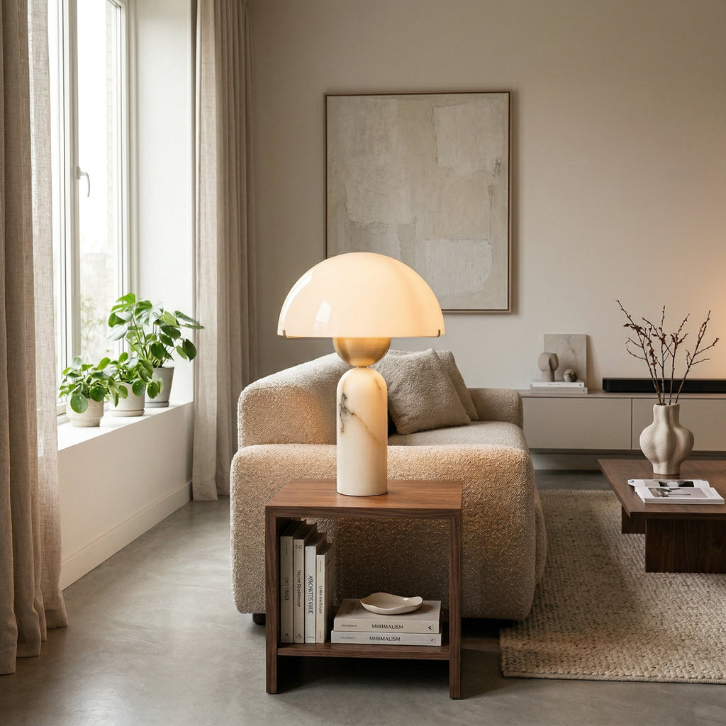 Peono Natural Stone Table Lamp