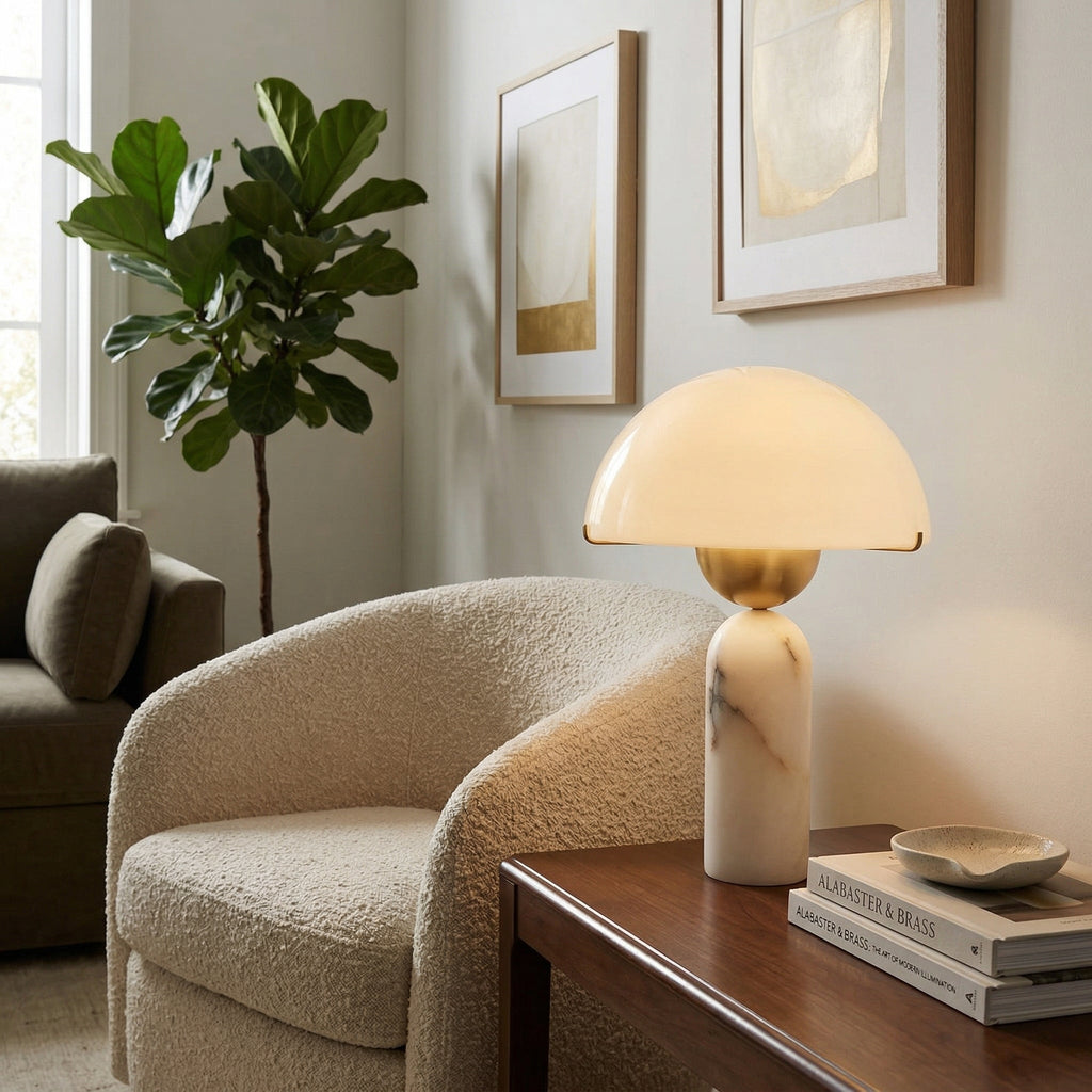 Peono Natural Stone Table Lamp