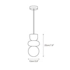 Alabaster Totem Pendant Light