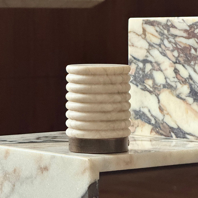 Snowflake Alabaster Table Lamp