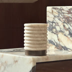 Snowflake Alabaster Table Lamp