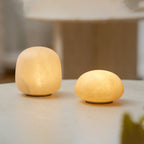 Snowflake Alabaster Table Lamp