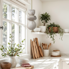 Alabaster Totem Pendant Light