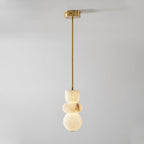 Alabaster Totem Pendant Light