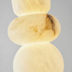 Alabaster Totem Pendant Light