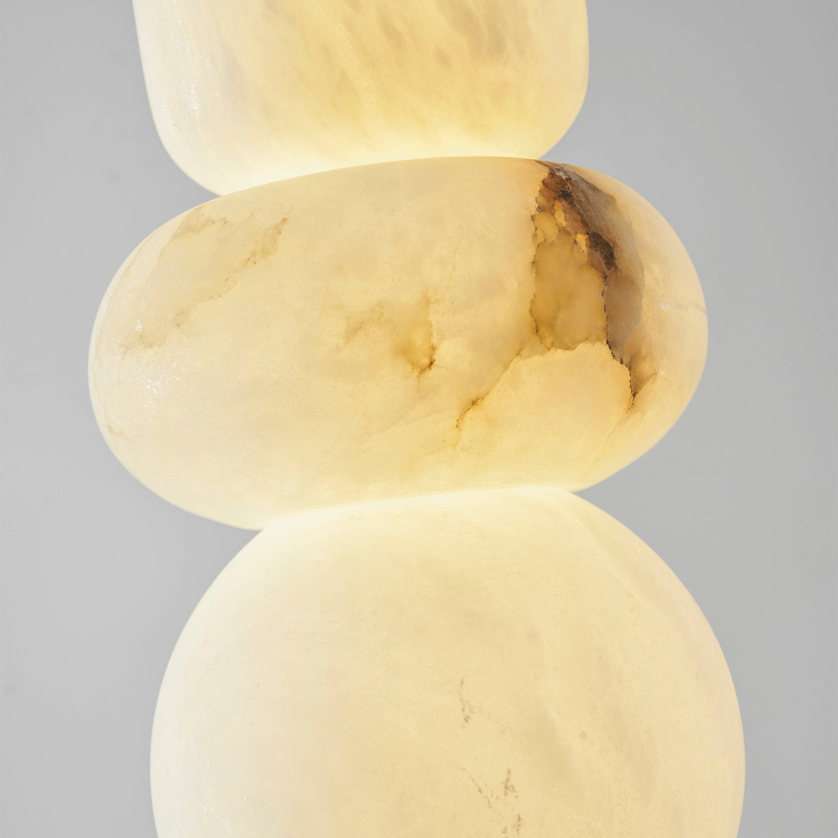 Alabaster Totem Pendant Light