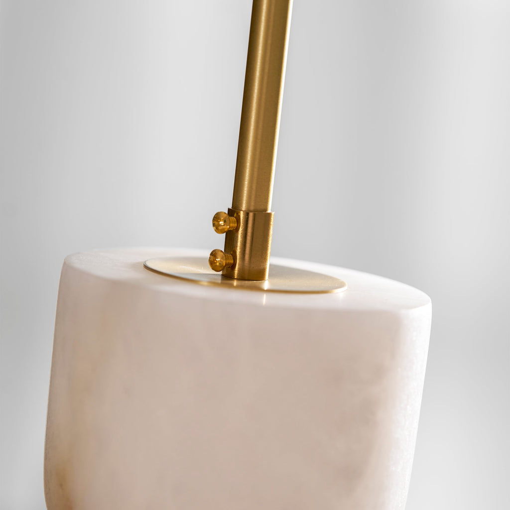 Alabaster Totem Pendant Light