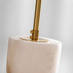 Alabaster Totem Pendant Light