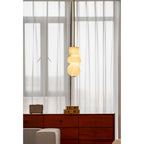 Alabaster Totem Pendant Light