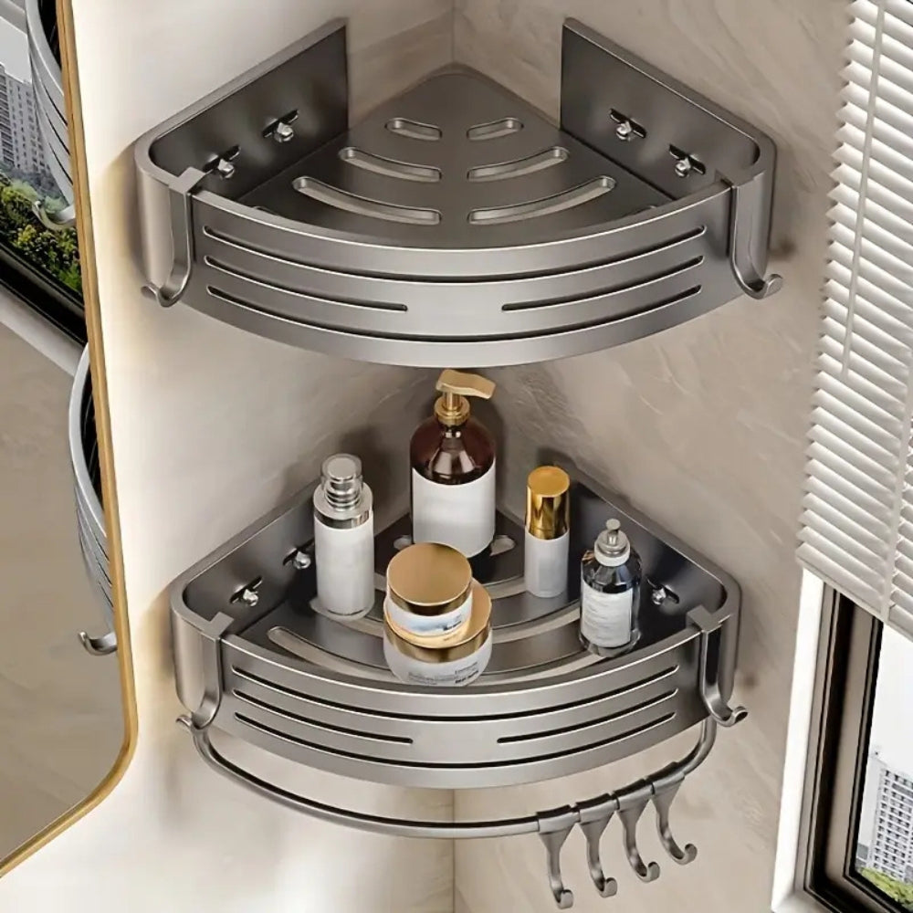 Aluminum Corner Shower Rack