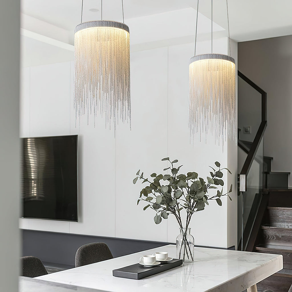 Chain Tassel Pendant Light