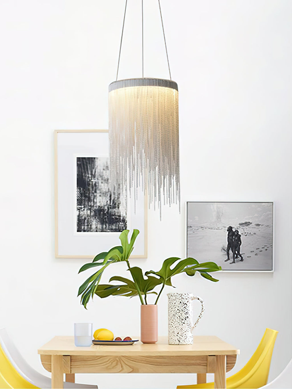 Chain Tassel Pendant Light